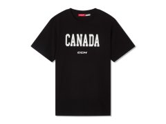 Hokejové reprezentace pánské tričko Canada Flag black