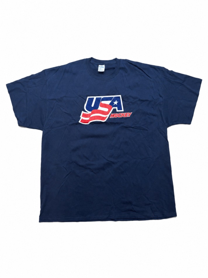 Hokejové reprezentace pánské tričko Primary Logo Navy - Hokejové reprezentace trička, polo trička, košile