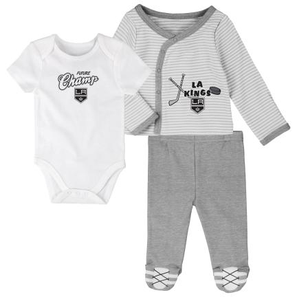 Los Angeles Kings dětské body 3 Piece Set - Los Angeles Kings dětské oblečení