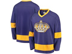 Los Angeles Kings hokejový dres Premier Breakaway Heritage Blank Jersey - Purple/Gold