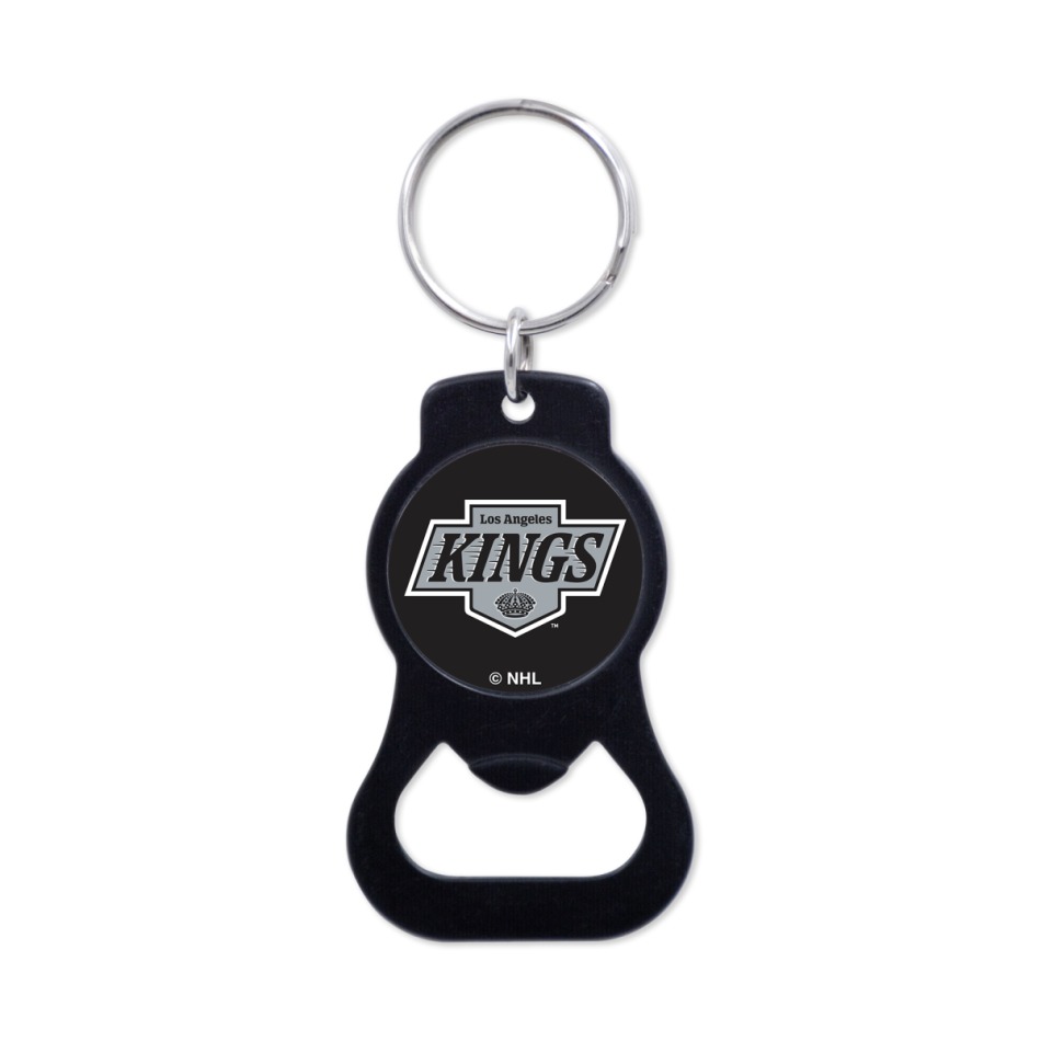 Los Angeles Kings přívěšek s&nbsp;otvírakem Black Ring - Los Angeles Kings klíčenky, náramky, šperky