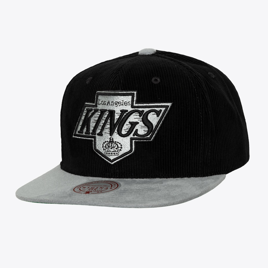 Los Angeles Kings čepice flat kšiltovka Sueduroy Snapback - Los Angeles Kings kšiltovky, čepice, rukavice