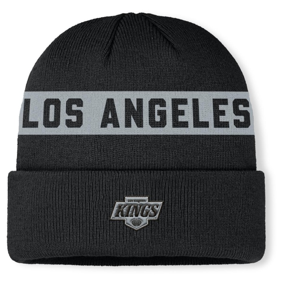 Los Angeles Kings zimní čepice Authentic Pro A/Cap Cuffed inscription - Los Angeles Kings kšiltovky, čepice, rukavice