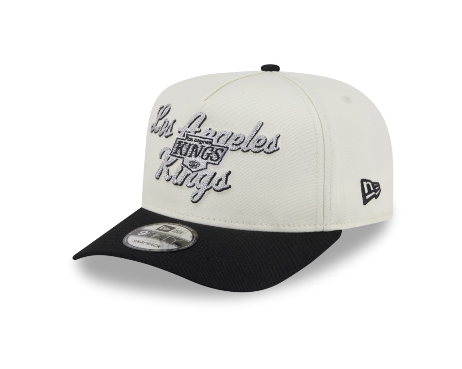 Los Angeles Kings čepice baseballová kšiltovka New Era 950AF Chainstitch white-grey - Los Angeles Kings kšiltovky, čepice, rukavice