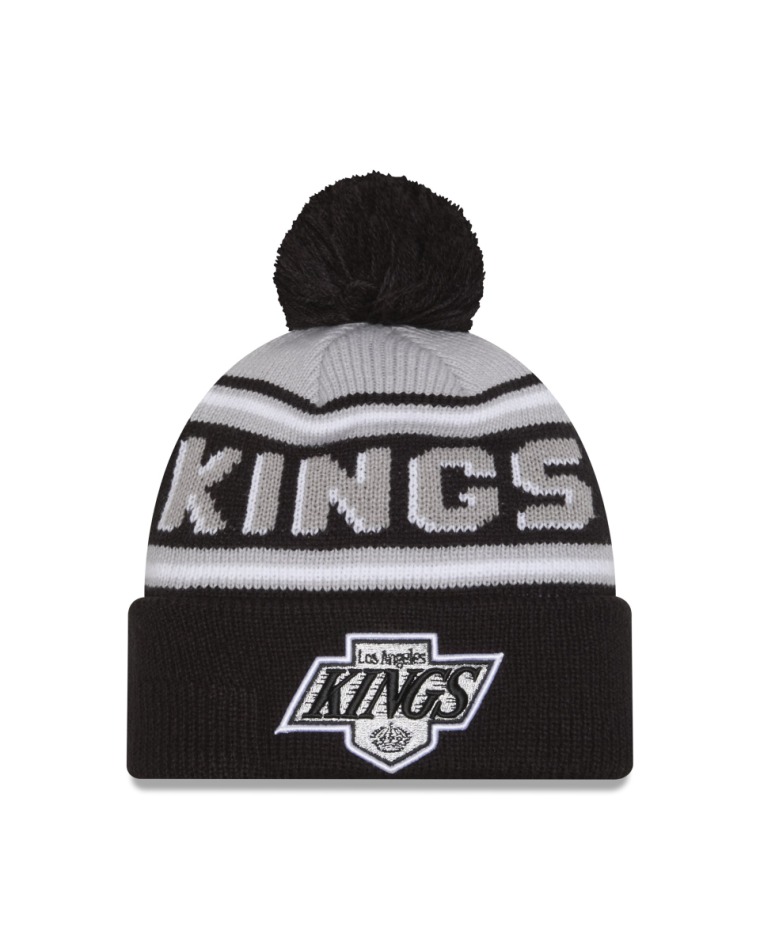 Los Angeles Kings zimní čepice NHL Pom Wordmark - Los Angeles Kings kšiltovky, čepice, rukavice