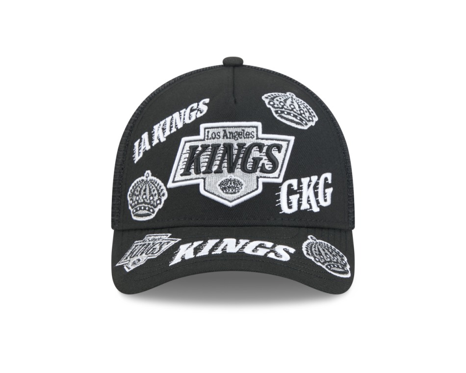 Los Angeles Kings čepice baseballová kšiltovka NHL 9FORTY M-Crown A-Frame Trucker All Over - Los Angeles Kings kšiltovky, čepice, rukavice