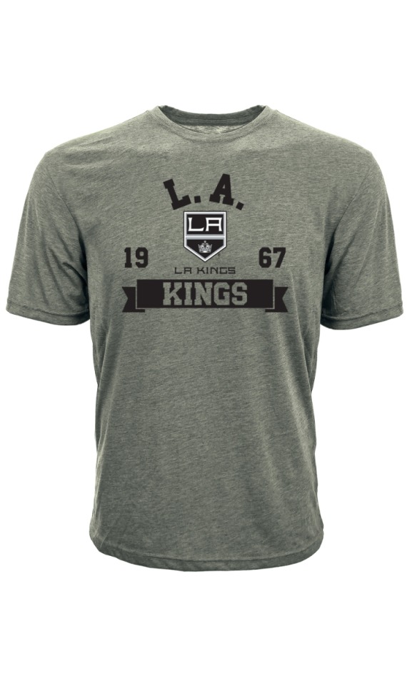 Los Angeles Kings pánské tričko grey Icon Tee - Los Angeles Kings trička, polo trička, košile