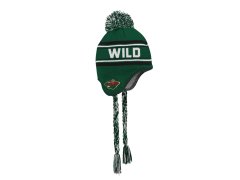Minnesota Wild dětská zimní čepice Jacquard Tassel Knit With Pom