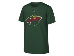 Dětské tričko Kirill Kaprizov #97 Minnesota Wild NHL Flat Name & Number Short Sleeve Cotton