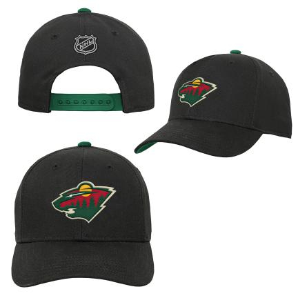 Minnesota Wild dětská čepice baseballová kšiltovka Precurved Snap