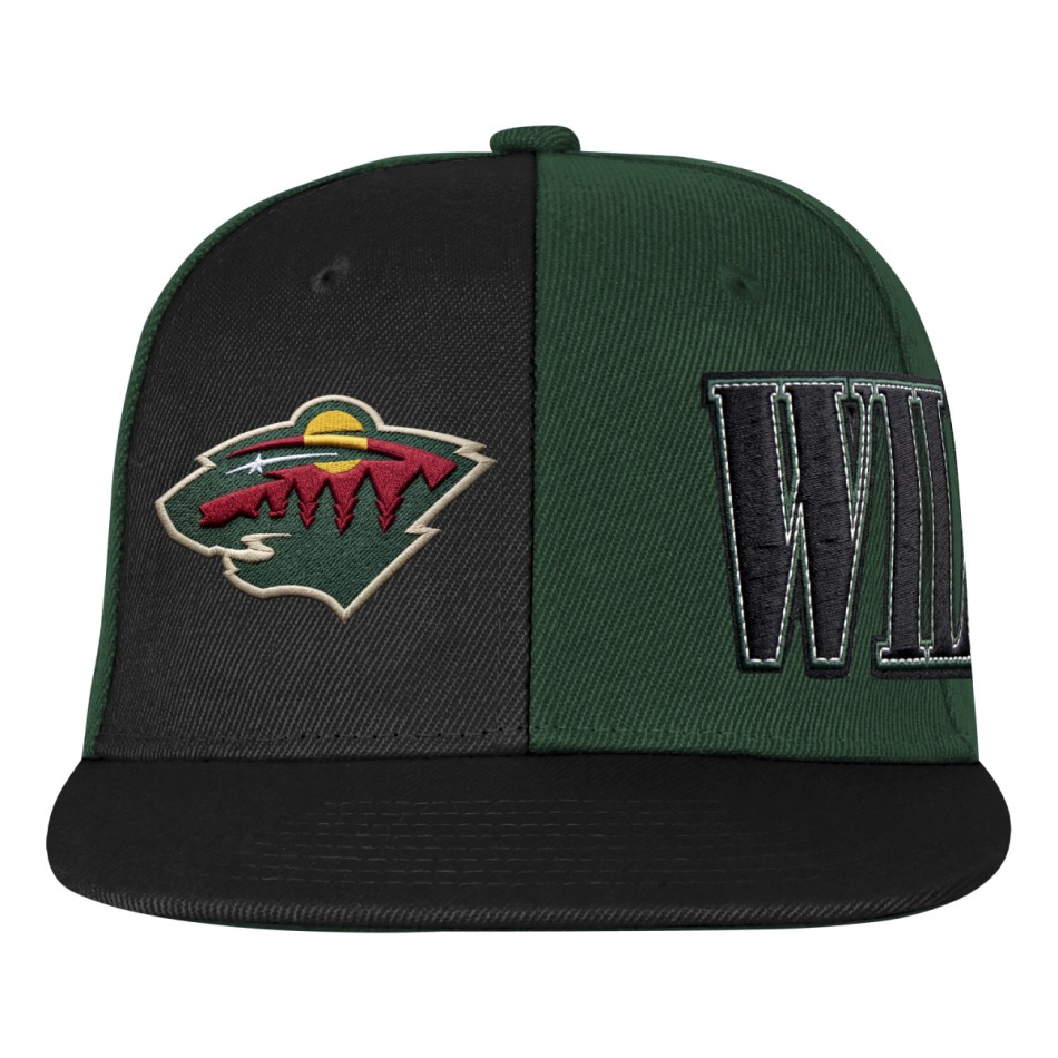 Minnesota Wild dětská čepice baseballová kšiltovka NHL Icebound Flatbrim Snapback