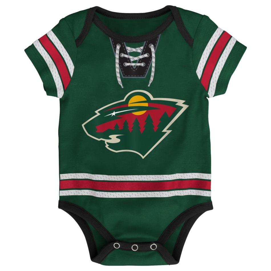 Minnesota Wild dětské body NHL Hockey Pro Creeper – Blank - Minnesota Wild dětské oblečení