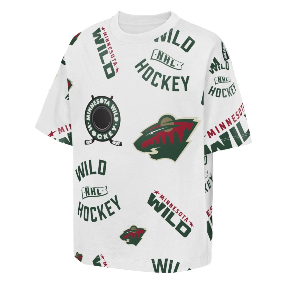 Minnesota Wild dětské tričko NHL Unstoppable All Over Print Short Sleeve Elevated
