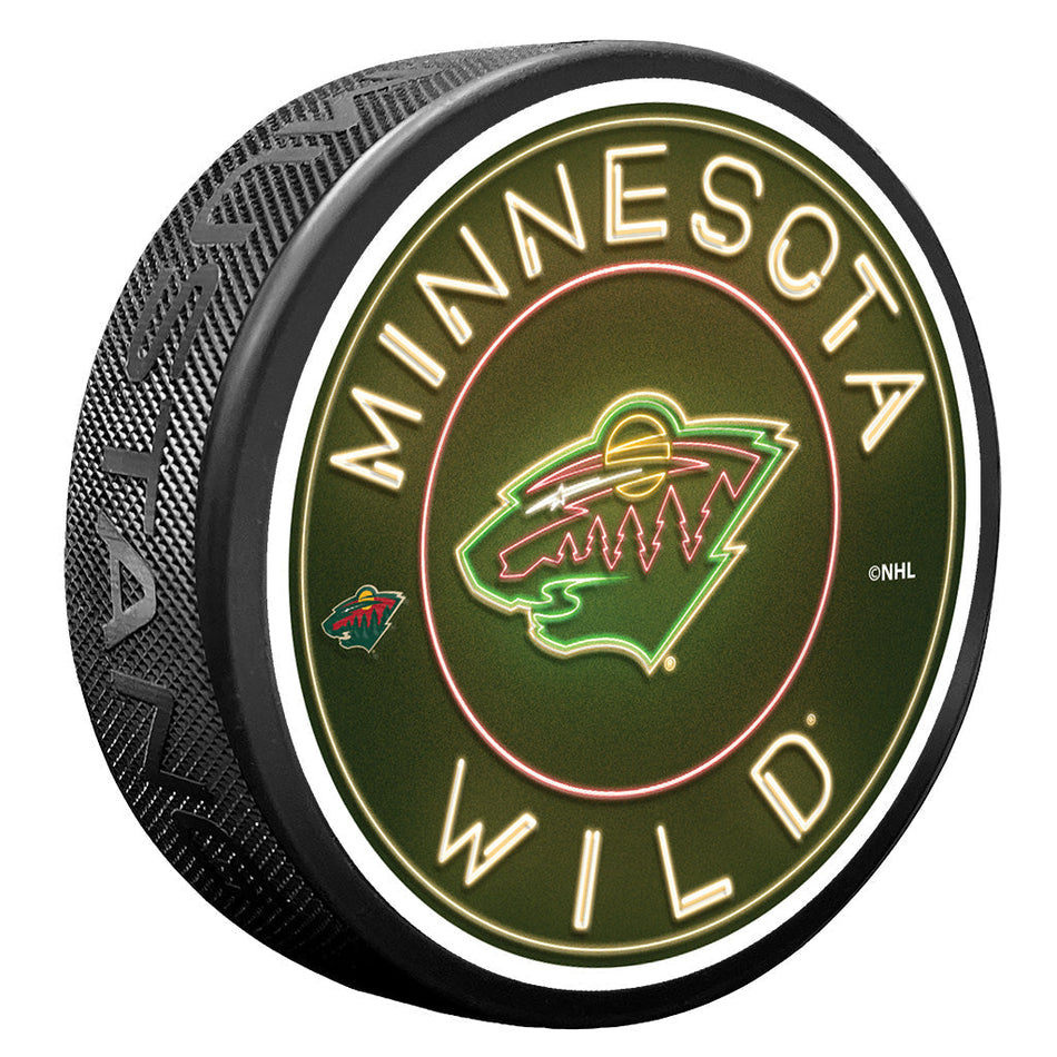 Puk Minnesota Wild Neon