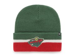 Minnesota Wild zimní čepice Split Cuff 47 CUFF KNIT Dark Green