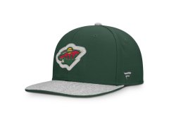 Minnesota Wild čepice flat kšiltovka Loden Structured Adjustable Flat Brim
