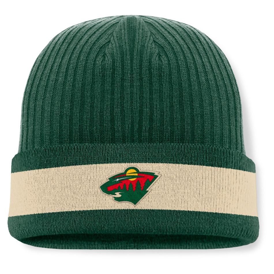 Minnesota Wild zimní čepice A/CAP Beanie Cuff - Minnesota Wild kšiltovky, čepice, rukavice