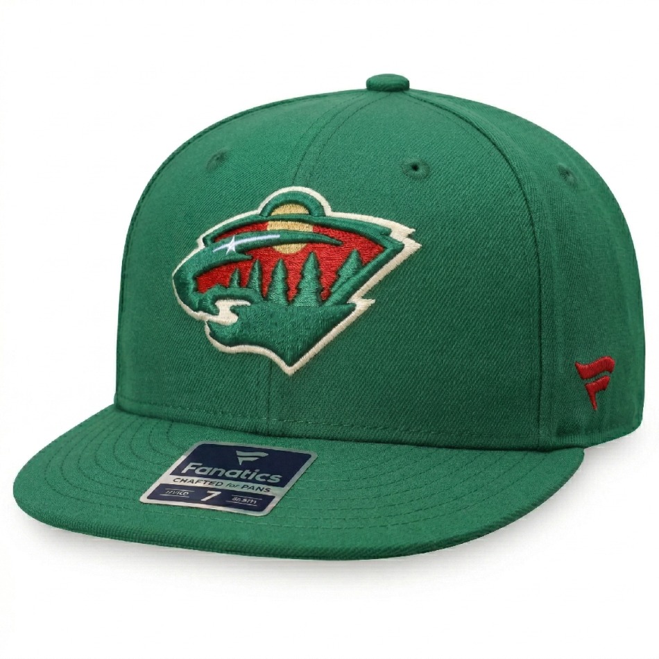 Minnesota Wild čepice baseballová kšiltovka NHL Core Fitted 7 Flex