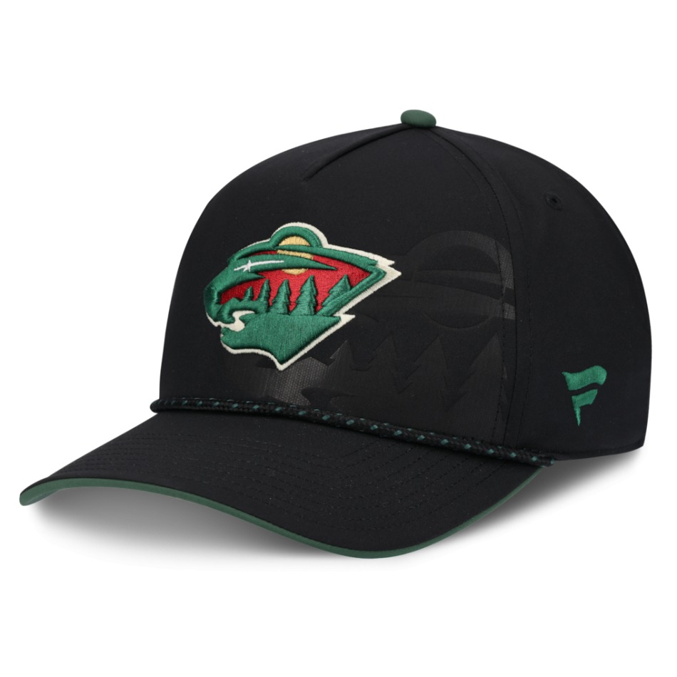 Minnesota Wild čepice baseballová kšiltovka NHL On Stage Podium Draft A-Frame Adjustable