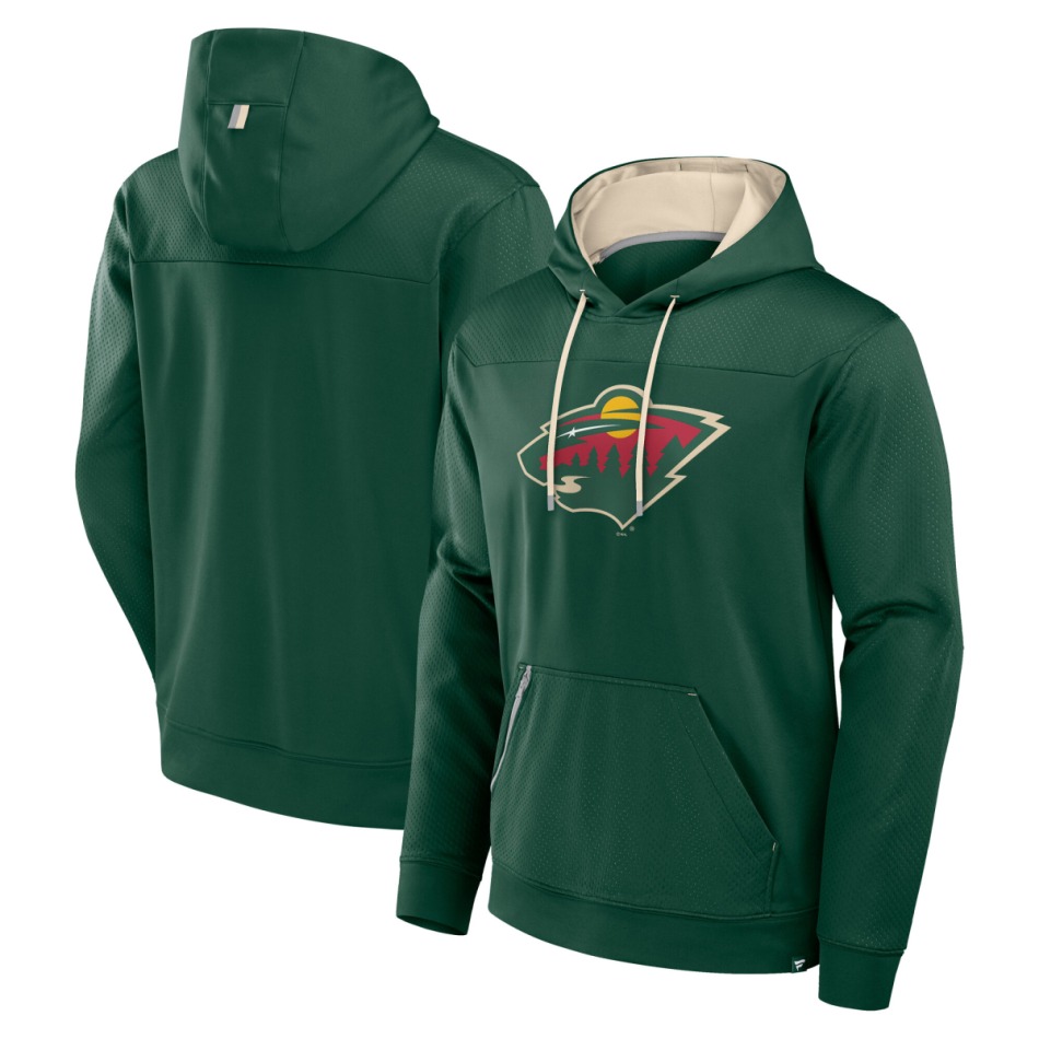 Minnesota Wild pánská mikina s&nbsp;kapucí Defender Pullover