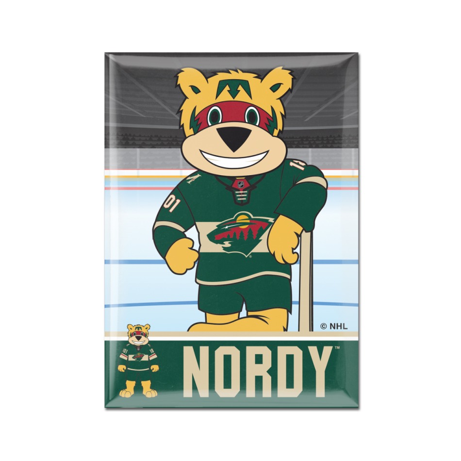 Minnesota Wild magnetka Metal Mascot - Minnesota Wild ostatní suvenýry