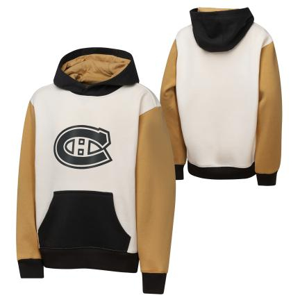 Montreal Canadiens dětská mikina s&nbsp;kapucí Color Blocked Flc Hd - Montreal Canadiens dětské oblečení