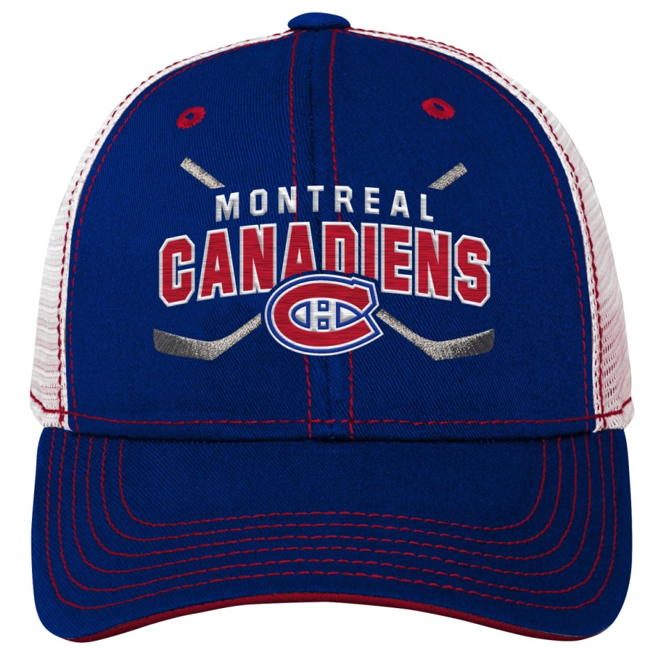 Montreal Canadiens dětská čepice baseballová kšiltovka Lockup Meshback Adjustable - Montreal Canadiens dětské oblečení