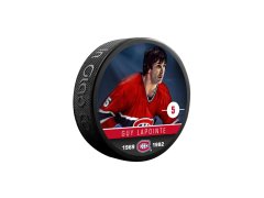 Montreal Canadiens puk Guy Lapointe #5 Souvenir Collector Hockey Puck