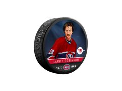 Montreal Canadiens puk Larry Robinson #19 Souvenir Collector Hockey Puck
