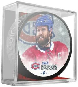 Montreal Canadiens puk glitter puck Shea Weber #6 - Montreal Canadiens hokejové vybavení