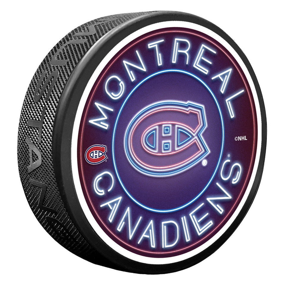 Montreal Canadiens puk Neon - Montreal Canadiens hokejové vybavení
