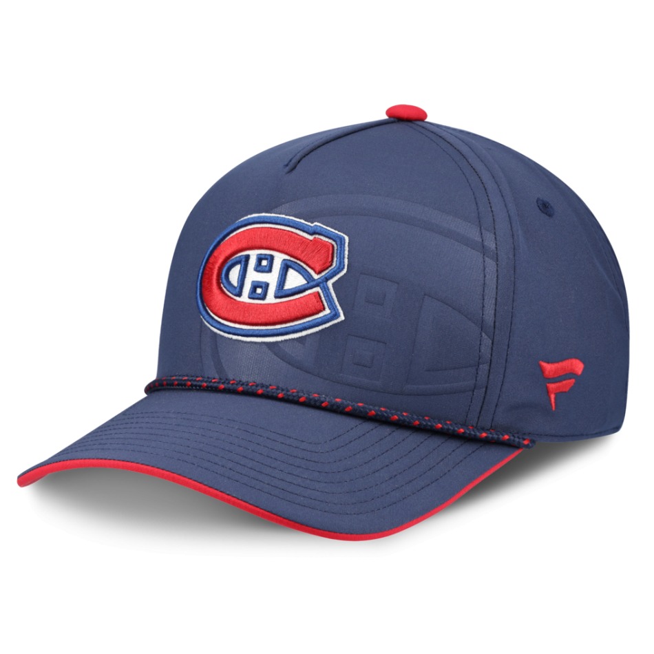 Montreal Canadiens čepice baseballová kšiltovka NHL Fanatics Navy On Stage Podium Draft A-Frame Adjustable - Montreal Canadiens kšiltovky, čepice, rukavice