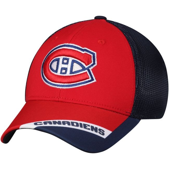 Kšiltovka adidas Sublimated Visor Meshback Flex Canadiens - Montreal Canadiens NHL kšiltovky