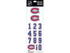 Montreal Canadiens samolepky na helmu Decals
