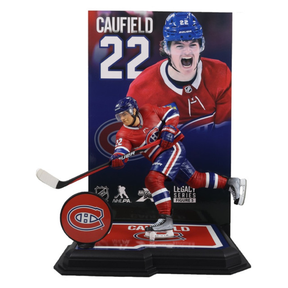 Montreal Canadiens figurka Cole Caufield #22 Montreal Canadiens Figure SportsPicks - Montreal Canadiens ostatní suvenýry