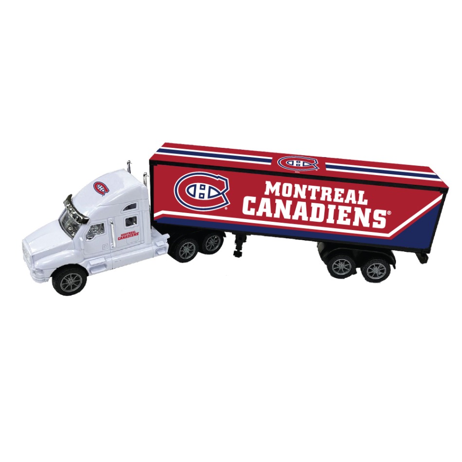 Montreal Canadiens kamion 18-Wheeler Big Rig Truck White - Montreal Canadiens ostatní suvenýry