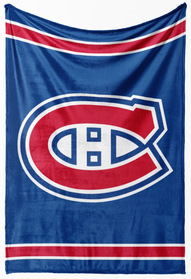 Montreal Canadiens fleecová deka Essential 150x200 cm - Montreal Canadiens povlečení, ručníky, deky