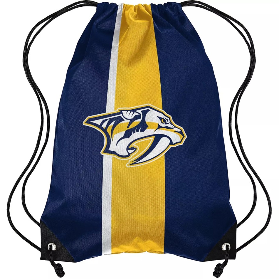 Nashville Predators gymsak FOCO Team Stripe Drawstring Backpack - Nashville Predators batohy, tašky, vaky