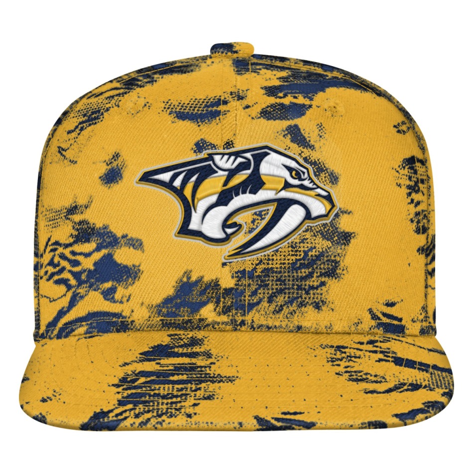 Dětská kšiltovka Nashville Predators NHL Dynamics Flat Brim Snapback - Nashville Predators dětské oblečení