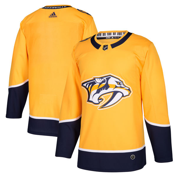 Nashville Predators hokejový dres yellow adizero Home Authentic Pro - Nashville Predators dresy