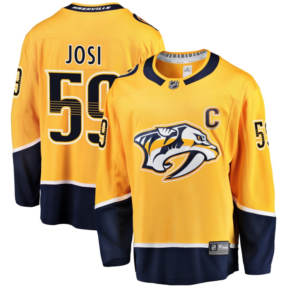 Nashville Predators hokejový dres #59 Roman Josi Breakaway Alternate Jersey - Nashville Predators dresy