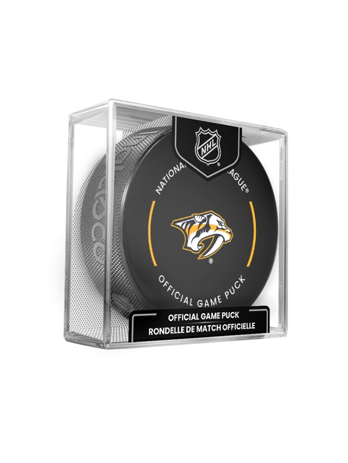 Nashville Predators puk Official Game Puck 2022-2023 - Nashville Predators hokejové vybavení