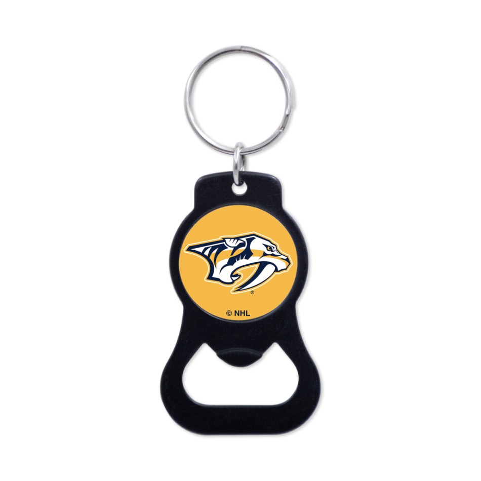 Nashville Predators přívěšek s&nbsp;otvírakem Black Ring