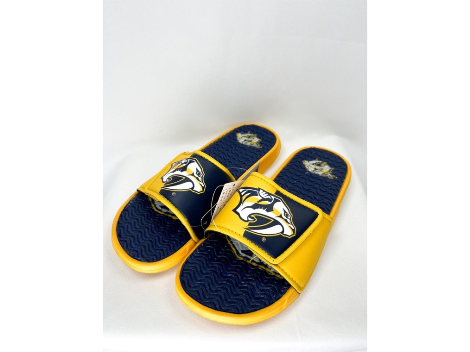 Nashville Predators pánské pantofle Colorblock Slipper - Nashville Predators ostatní modní doplňky