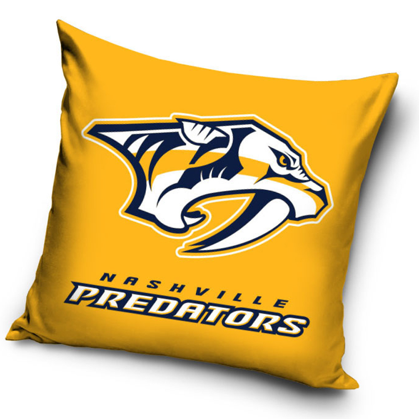 Nashville Predators polštářek yellow - Nashville Predators povlečení, ručníky, deky