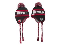 New Jersey Devils dětská zimní čepice Jacquard Tassel Knit With Pom