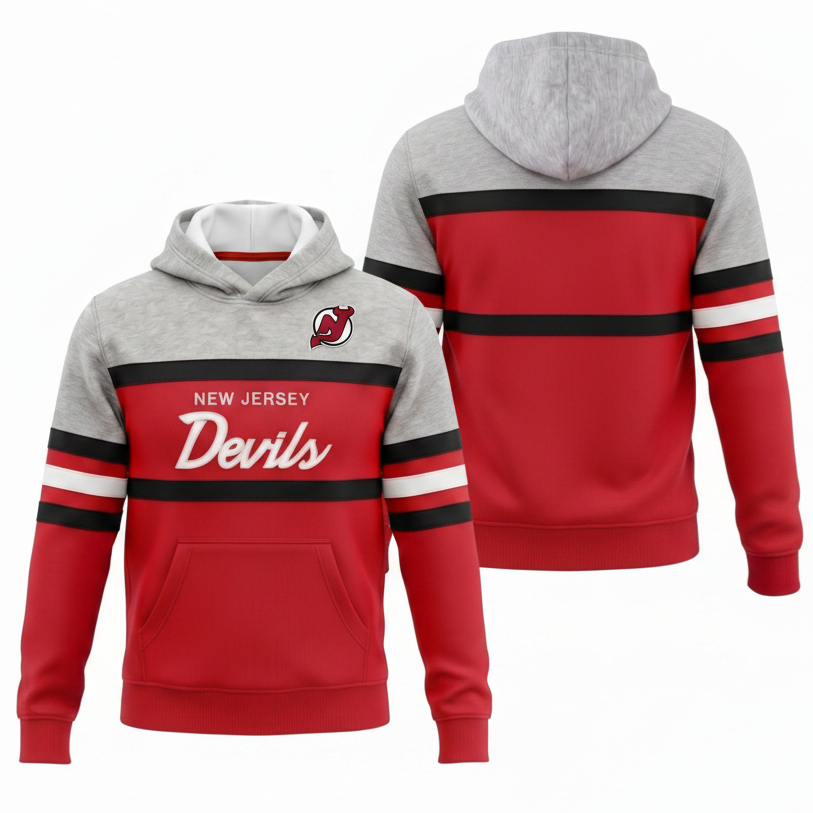 New Jersey Devils dětská mikina s kapucí Head Coach Hoody