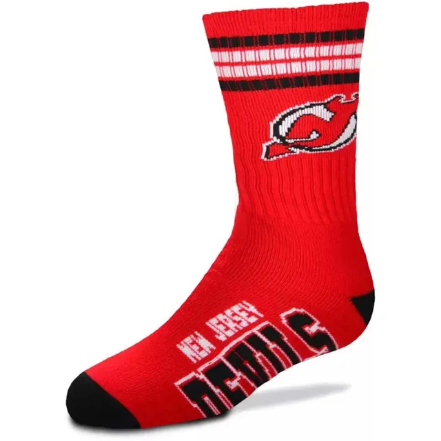 New Jersey Devils dětské ponožky 4 Stripes Crew - New Jersey Devils dětské oblečení