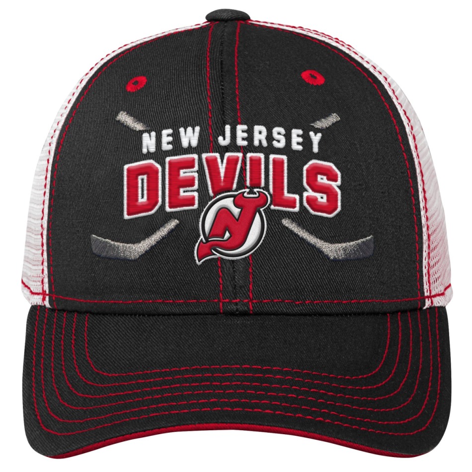 New Jersey Devils čepice baseballová kšiltovka Lockup Meshback Adjustable - New Jersey Devils dětské oblečení