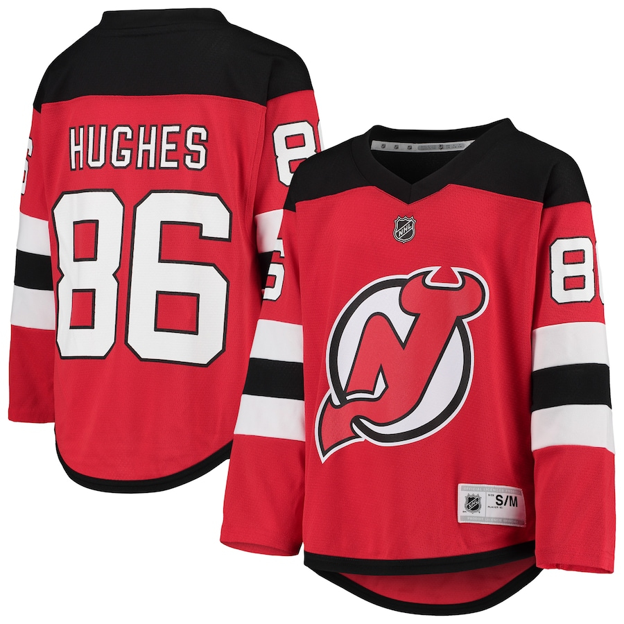 New Jersey Devils dětský hokejový dres Jack Hughes Premier Home - New Jersey Devils dětské oblečení